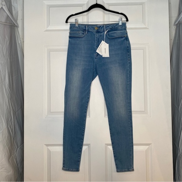 Frame Le One Skinny Jeans in Caspio Blue Size 2 Fits 30-34 New With Tags